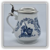 E32. Geschenke-Kaiser blue and white stein. - $14