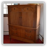 F23. Tall dresser with mirror - $165