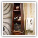 F56. Wall shelf with drawer. Dimensions: 30"T x 10"W - $32