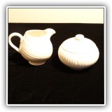 E45. Portmerion Seascapes sugar and creamer. - $18