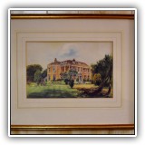 P55. Set of 4 prints of English castles and schools. - $24 each