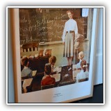 P22. Framed Norman Rockwell poster "Surprise"