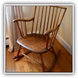 F45. Antique rocking chair. 31"h x 23"w x 25.5"d - $250