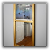 D14. Thomas Dunlay signed swan boat mirror. - $36
