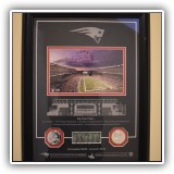 B30. Framed turf from Gilette Stadium - $36