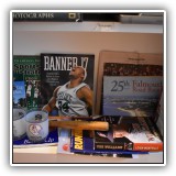 B25. Sports books and memorabilia
