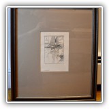 A41. "Sardini Boats" by Harry Aitken Vincent. 18.5"h x 16"w - $600