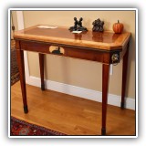 F01. Late 18th century English game table. 36"H x29"W x 17.5"D - $1,200