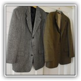 C02. Men's Brooks Brothers and Perry Ellis blazers