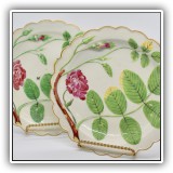 P14. Two antique "Blind Earl" plates.  7.75"w - $750 for the pair