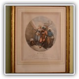 A09. William Nutter print, "Russia". Frame: 19"h x 15"w - $145