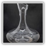 G05. Wine carafe. 11"h - $24