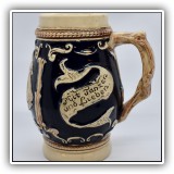P05. Open German stein with cobalt decoration. 6.25"h - $20