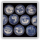 P20b. Royal Copenhagen Christmas plates - $12 each