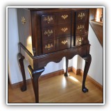 F14. Ashley River by Temple Stuart cherry flatware chest.  40.5h x 27"w x 17"d  - $325