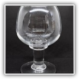 G01. Simon Pearce goblet. 8"h x 5.5"w - $24