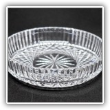 G13. Crystal coaster. 5"w - $8
