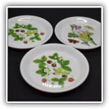 P20. 3 Portmeirion plates. 4.5"w - $12 for the set