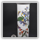 P24. Portmeirion "The Botanic Garden" vase. Cracked and chipped. - $4