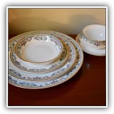 P07. Noritake Chanlake china set. - $225.