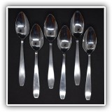 K18. Set of 6 Grapefruit spoons