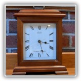 D51. Seiko quartz mantel clock with Westminster Whittington chimes. 12"h x 8.5"w x 4.5"d - $24