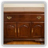 F16. Ashley River by Temple Stuart cherry server 33"h x 42.5"w x 19"d - $375 