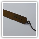 C07. Wilcox brass hanging spring scale. - $8