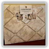 D85. French memo board. Never used. - $8