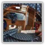 D38. Oval beveled glass mirror. - $75