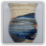 P41. Pottery wall pocket. Signed Dalton. 6.5"h x4.5"w x 3.75d - $16