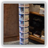 C65. Sheet of uncut baseball cards