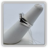 J18. Sterling silver Taxco ring with small spheres. Size 5 - $22