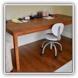 F44. Thomas Moser cherry wood  table. 30"h x 80"w x 36"d Some minor damage to top. - $1,500