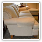 F33a. Ethan Allen rolled back sofa. - $495