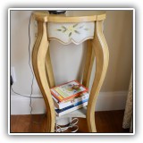 F41. Painted stand. 31"h x 16"w x 16"d - $85