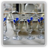 G09. Set of 4 handpainted Meunchen cordials. - $16