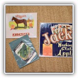 A65. Vintage labels
