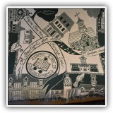 D54. Cotton Wellesley throw. - $18